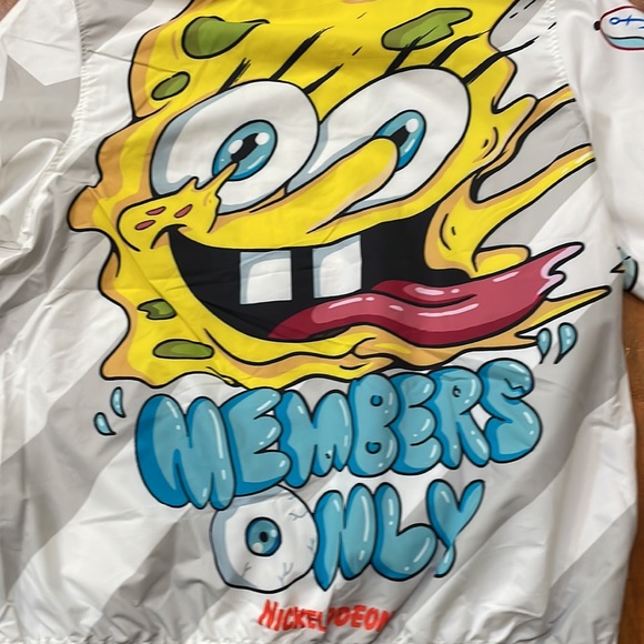 Members Only Nickelodeon Jacket size Large lightweight 2 pockets zip fro… - Picture 15 of 16
